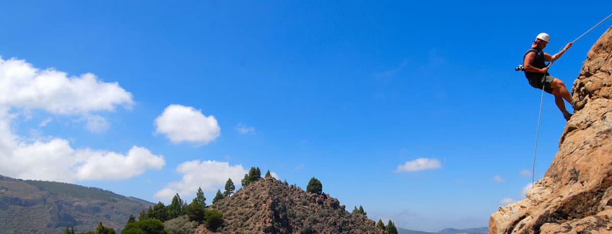 Klettern auf Gran Canaria: vulkanische Felswände im Inselinneren